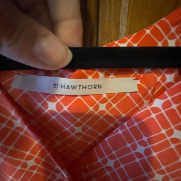 3/$30 Coral dress with flower print 41 hawthorn - Picture 3 of 4